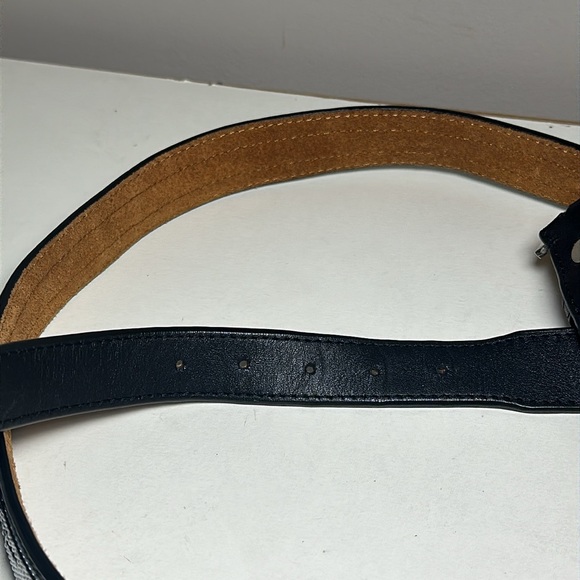 Urban Outfitters black tribal colorful beaded leather belt - Picture 5 of 7